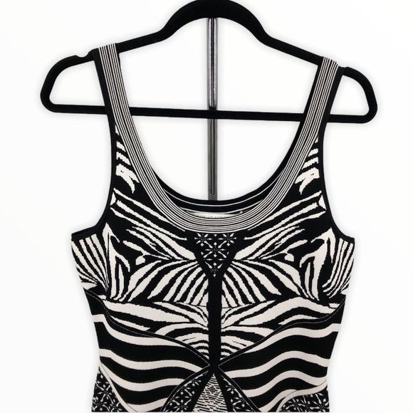 Diane Von Furstenberg Fanny Zebra Knit Dress - Picture 4 of 16